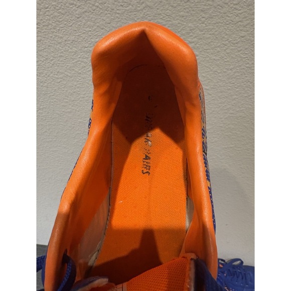 Dream Pairs Mens Soccer Cleats Football Shoes Training US Size 9 Blue/Orange - Picture 7 of 8